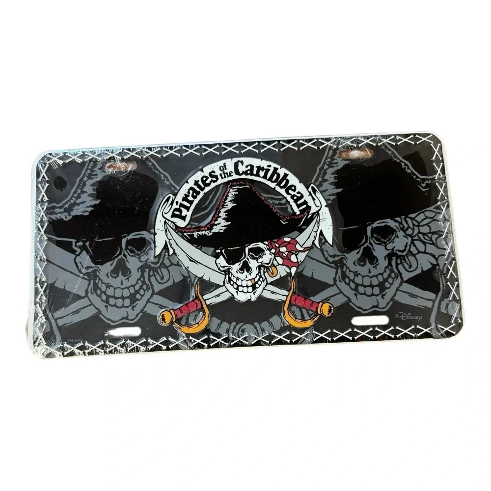 Walt Disney World Magic Kingdom Pirates of the Caribbean License Plate Sealed